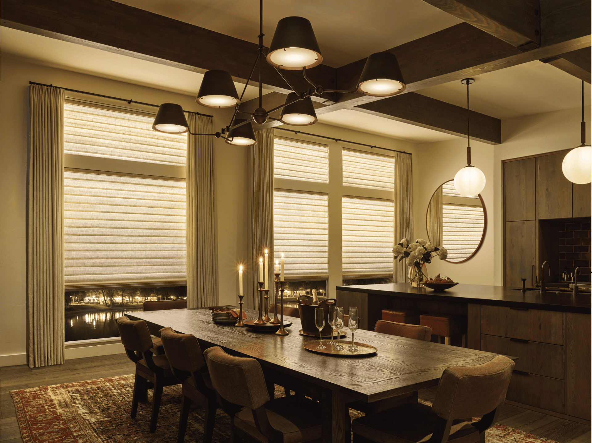 Vignette Roman Shade